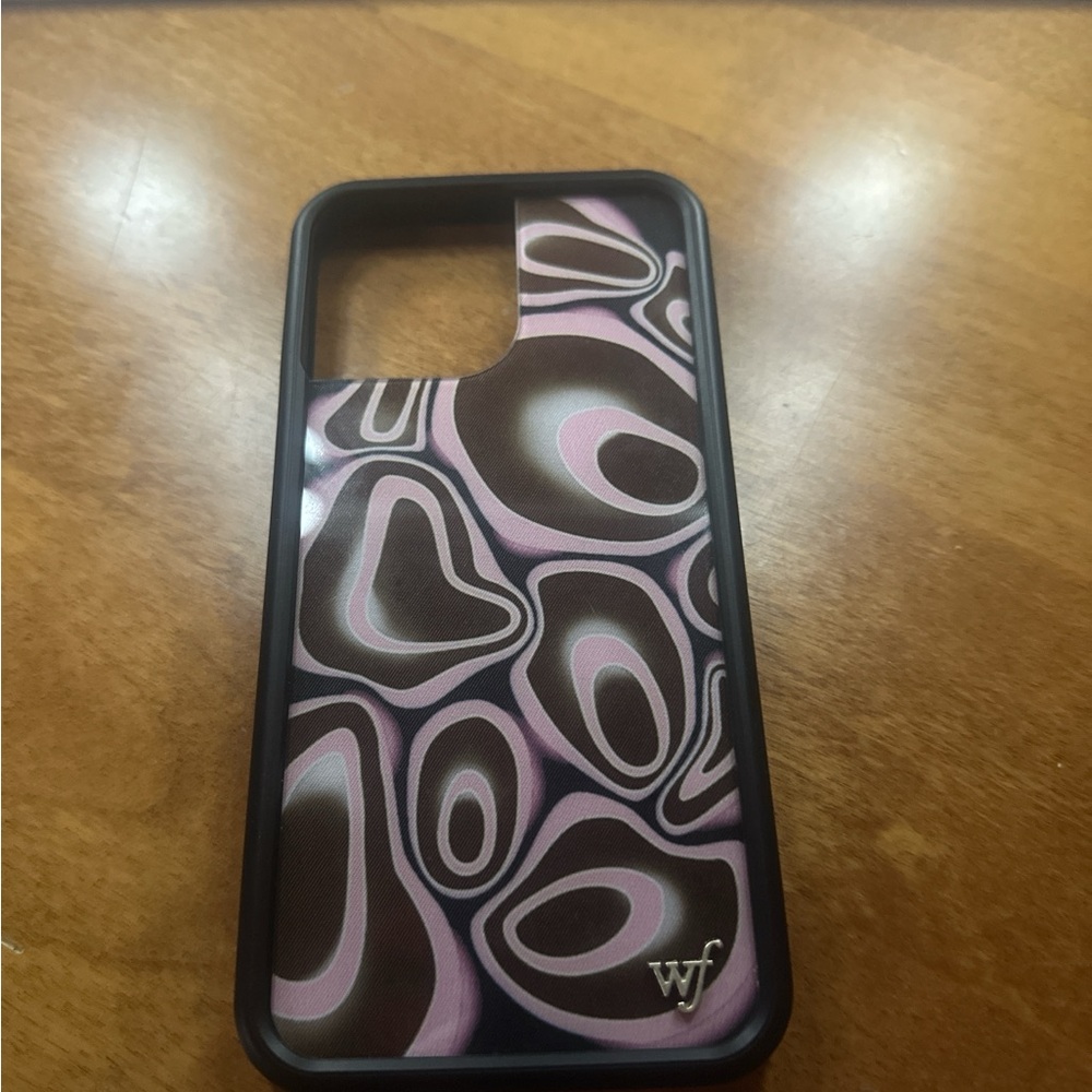 Wildflower Pink and Brown Phone Case for the 13 pro max